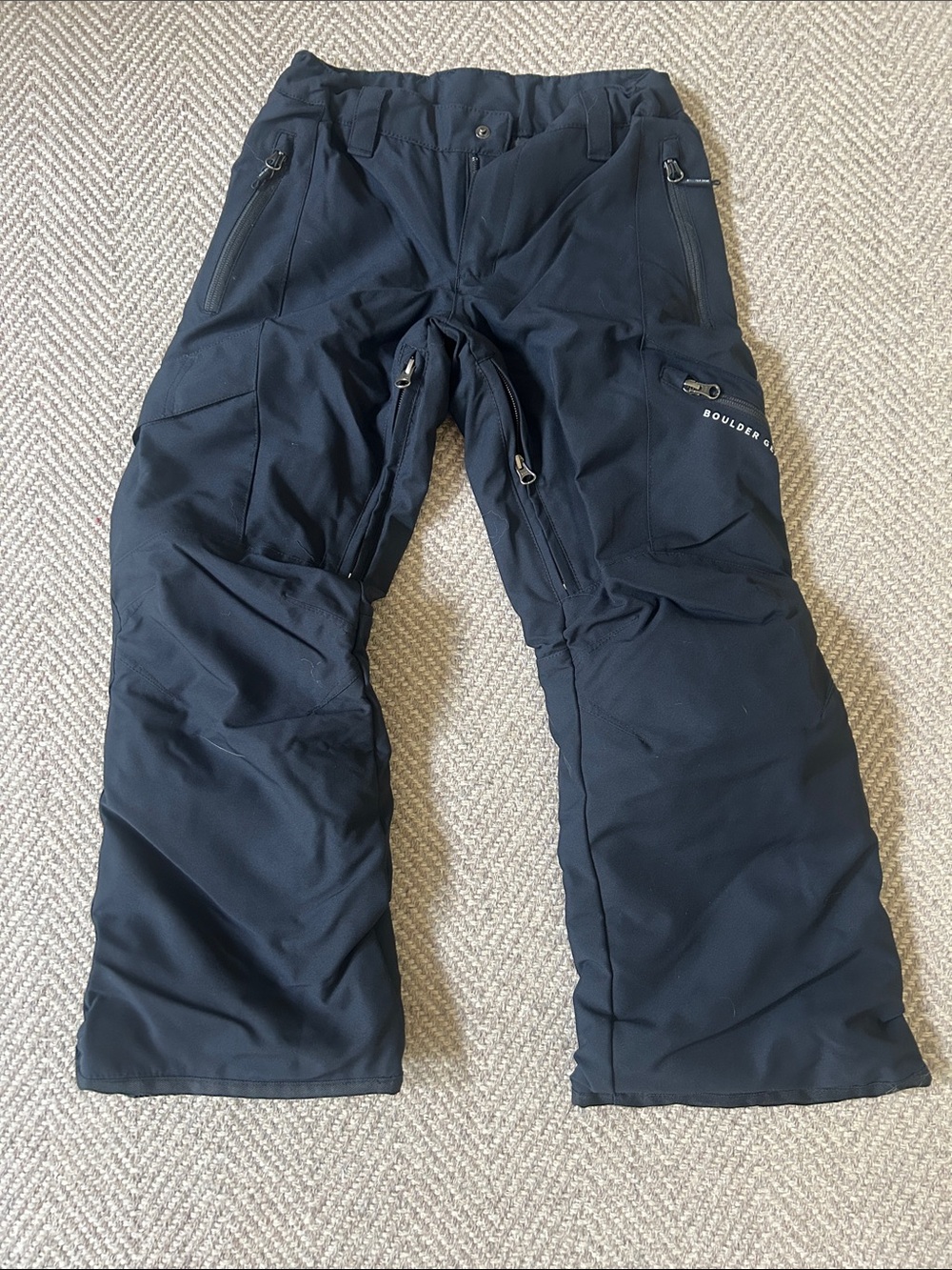Kids black Boulder gear ski pants